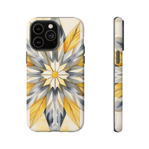 Sunshine Bloom Mosaic - Impact Resistant Phone Case iPhone 14 Pro Max Matte